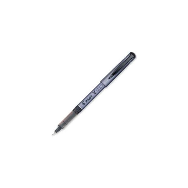 Pilot Pilot V Razor Point Marker Pen, Extra Fine, Black Ink, Dozen 11020 - main